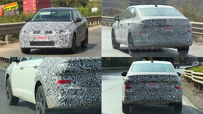 Volkswagen Virtus Facelift Spied Testing - What To Expect?