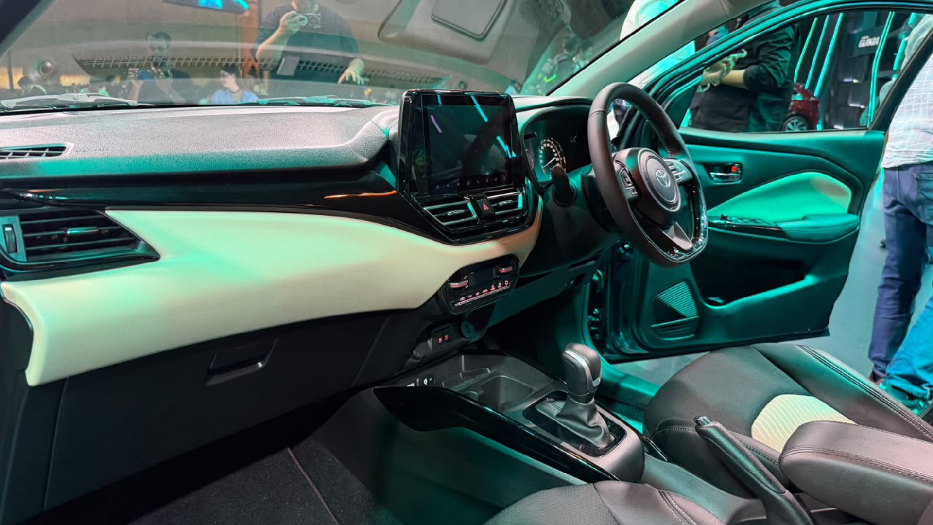 2026 Toyota Glanza Facelift Interior Front Cabin View