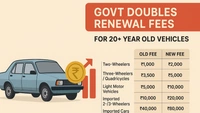 Govt Doubles Renewal Fees for 20+ Year Old Cars and Bikes