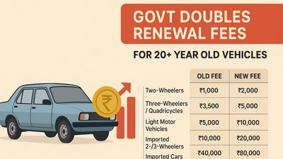 Govt Doubles Renewal Fees for 20+ Year Old Cars and Bikes