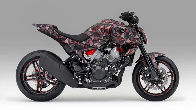 Honda V3R 900 E-Compressor Prototype