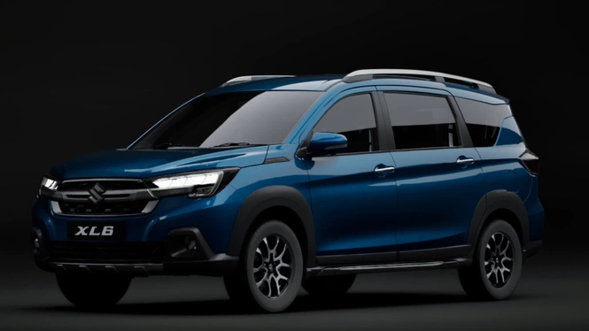 Maruti XL6 Nexa Blue