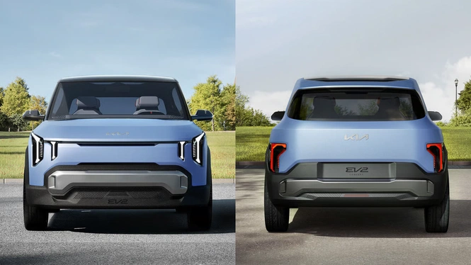 Kia EV2 Concept Front and Rear