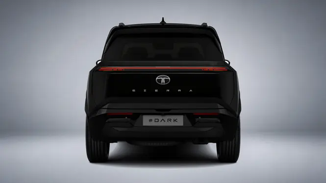 Tata Sierra DARK Edition Exterior Rear View