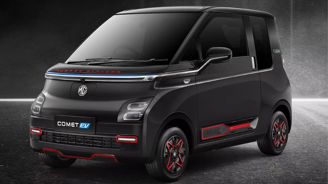MG Comet EV Blackstorm