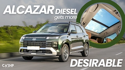 Hyundai Alcazar Diesel Finally Gets Panoramic Sunroof With New Corporate Trim