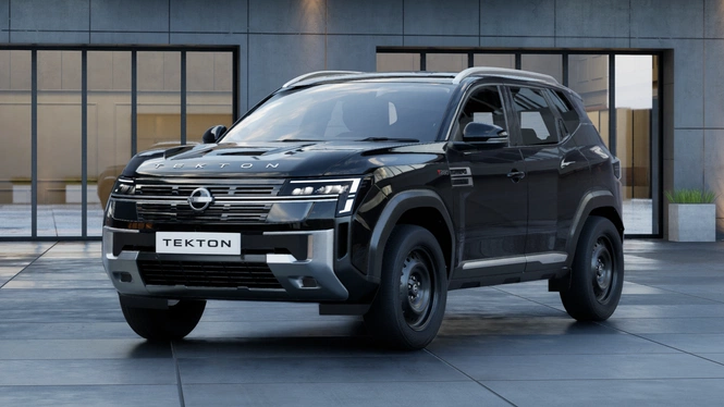 Nissan Tekton Acenta Onyx Black Exterior Front Side View