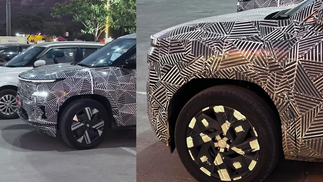 TATA SIERRA EV SPYSHOT