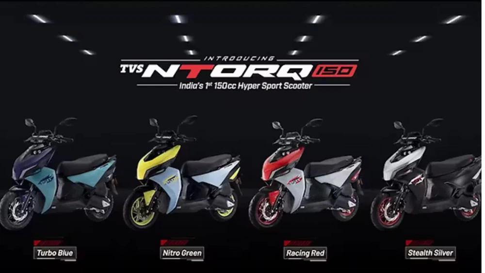 The New TVS Ntorq 150 is With A Price Of 1.19 lakhs