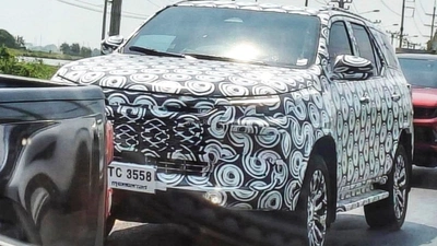 Next-Generation Toyota Fortuner Spied Testing Camouflaged