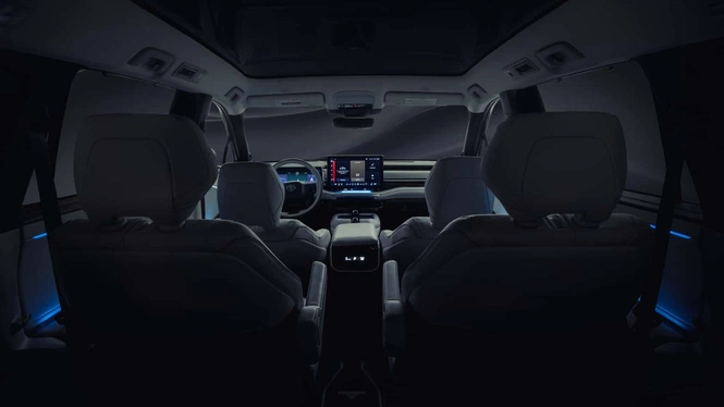 Toyota bZ Large SUV interior