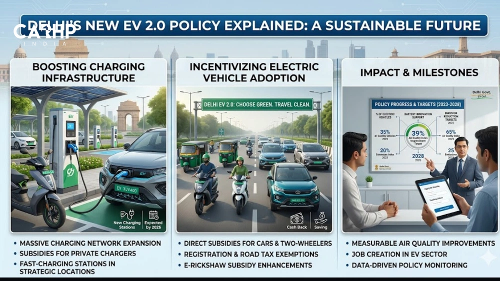 Delhi's New EV 2.0 Draft Explained In Detail