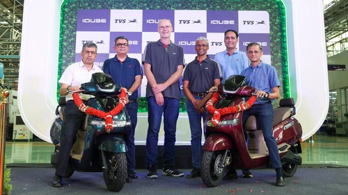 TVS iQube Surpasses 1 Million Units In Production Image