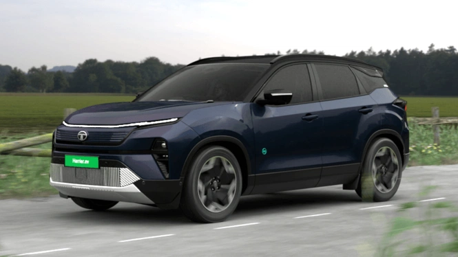 Tata Harrier EV front side view