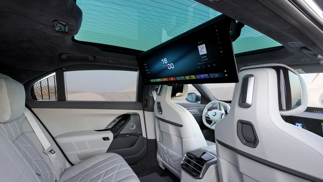 New BMW 7 Series rear seats