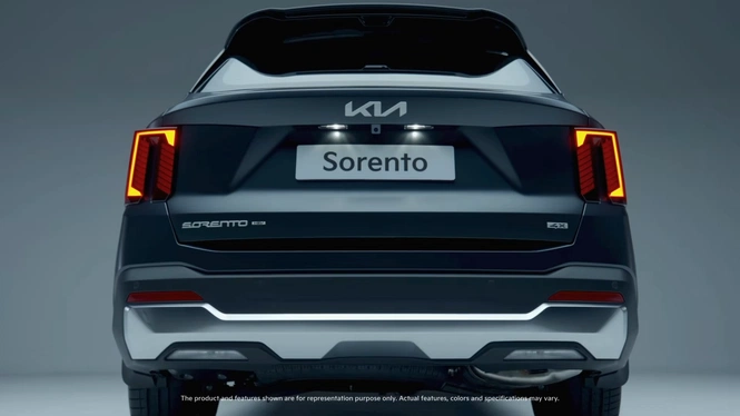 Kia Sorento rear profile