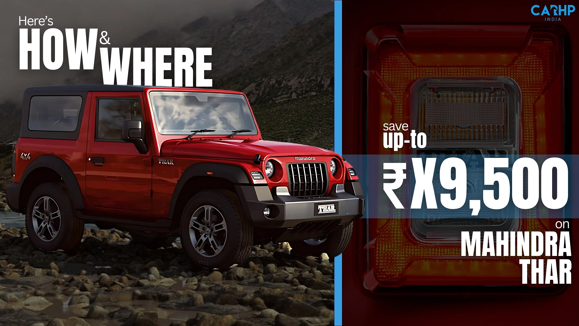 2024 Mahindra Thar 3-Door Price & Discounts In Chandigarh