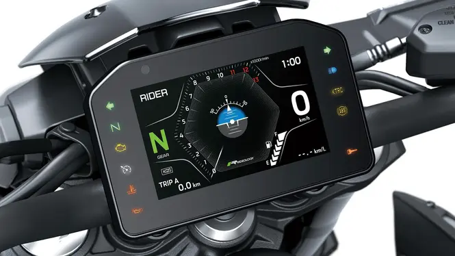 2027 Kawasaki Z900 5-inch TFT instrument console