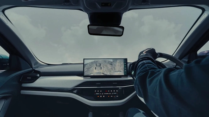 harrier ev full dashboard