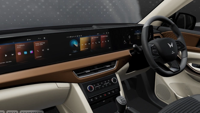 xuv 7xo ax official images in nebula blue