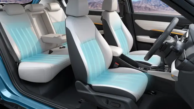 2026 Honda Elevate Facelift Interior Front And Rear Ventilated Seats View