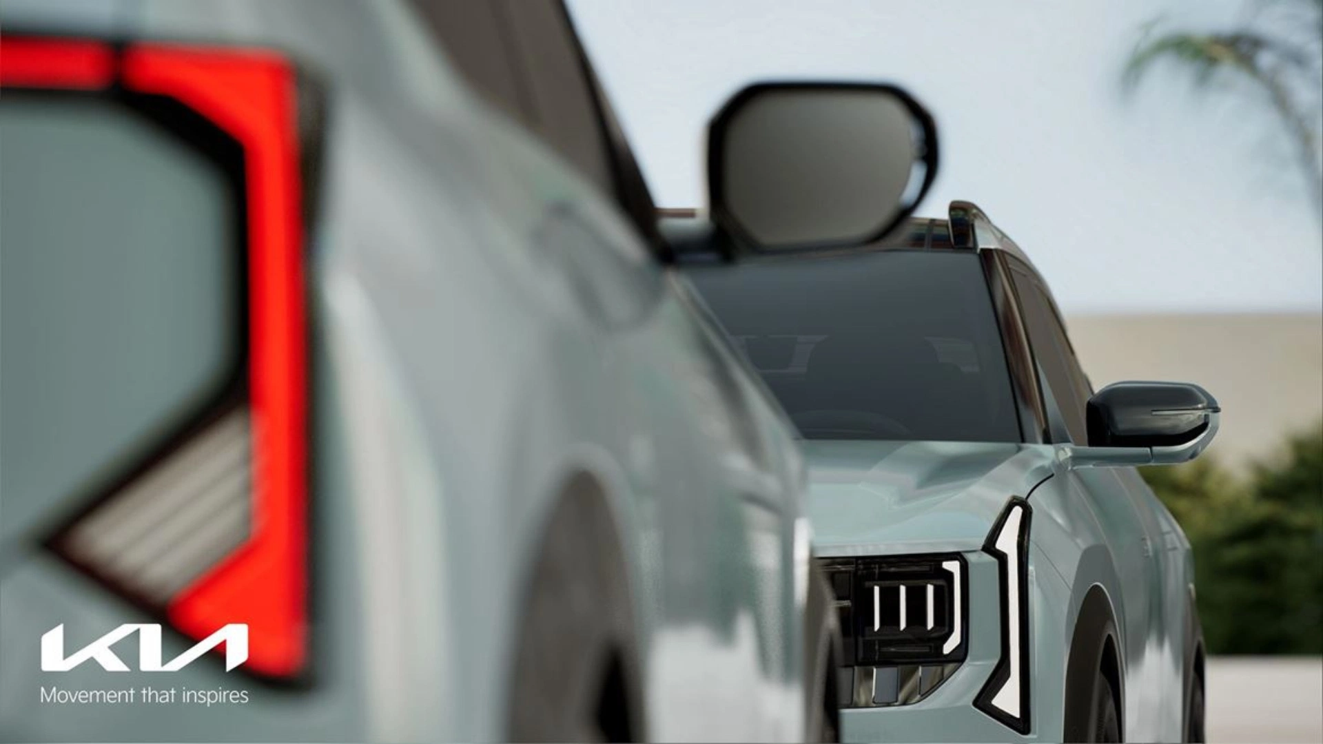 2026 Kia Sletos in grey front LED lights