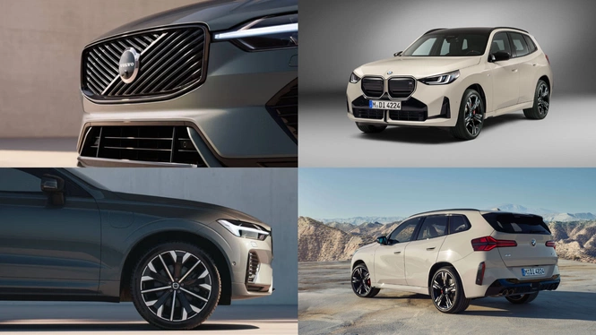 BMW X3 and Volvo XC60