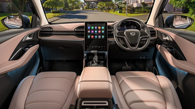 MG Hector facelift interior