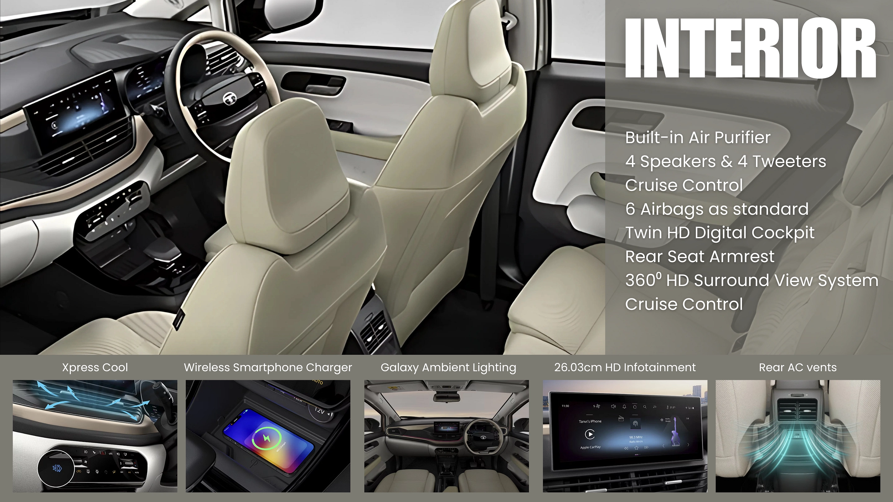 2025 Tata Altroz Facelift Interior Features and Upgrades