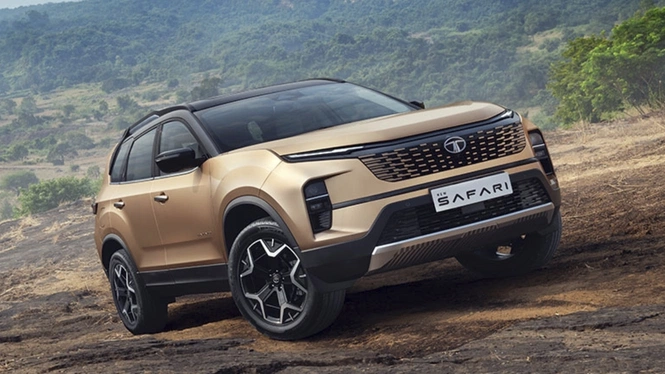 Tata Safari Cosmic Gold