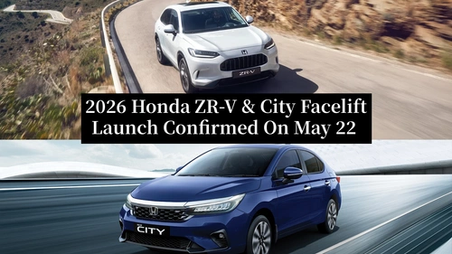 2026 Honda City Facelift & ZR-V Launch Confirmed On May 22 Image