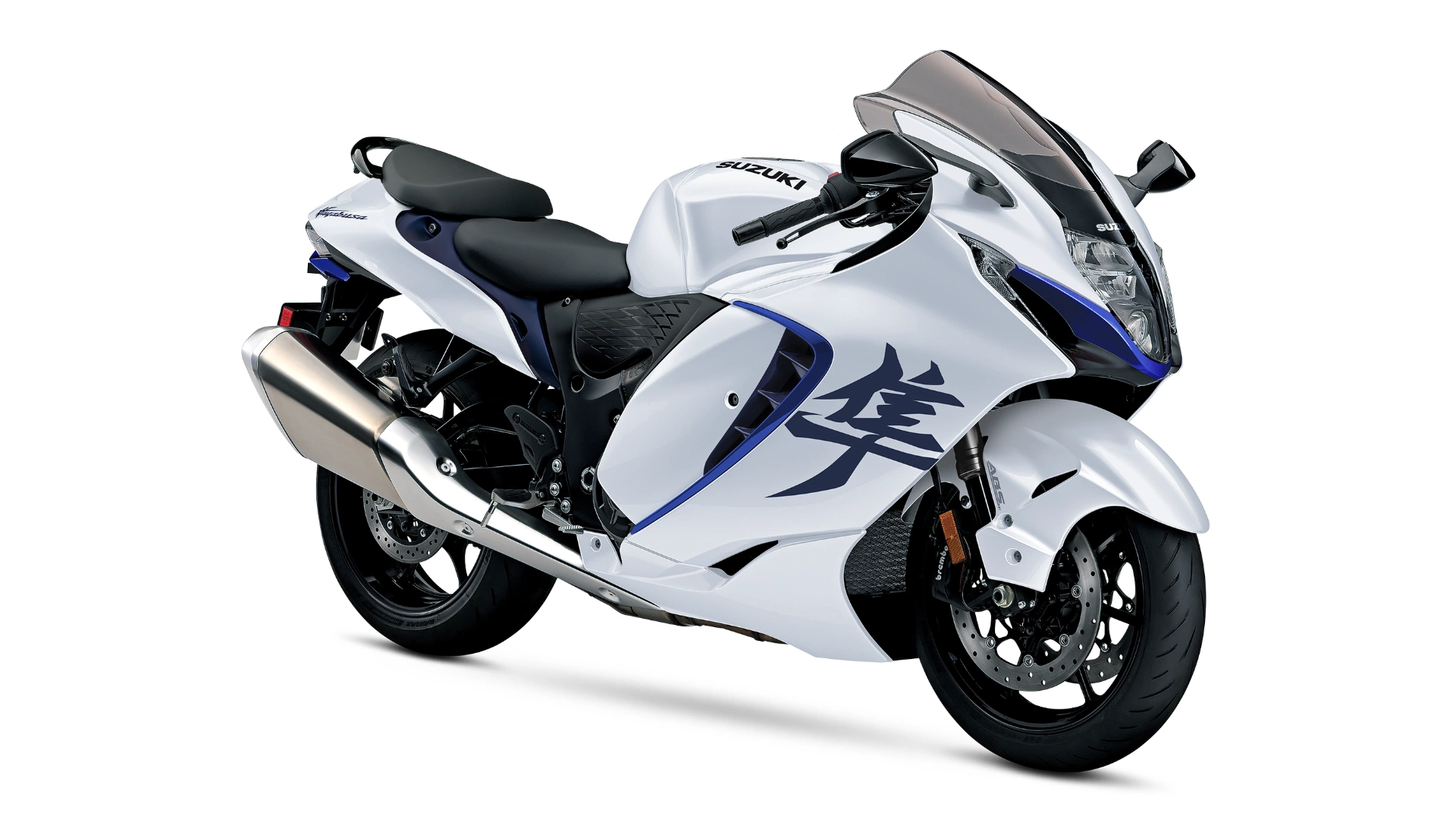 2026 Suzuki Hayabusa in Pearl Vigor Blue / Pearl Brilliant White colour scheme