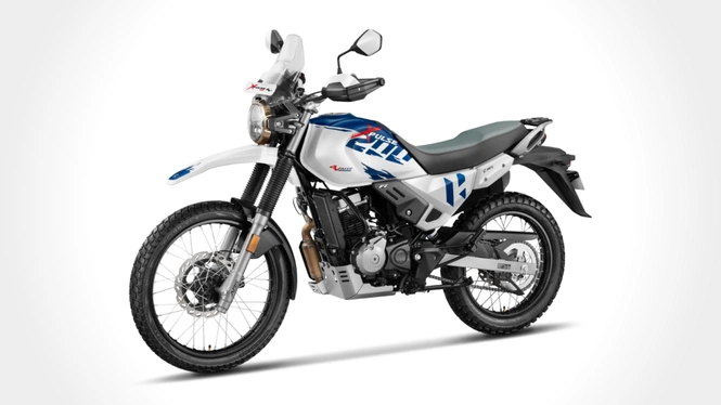 Hero Xpulse 200 4V Front Left Quarter Three View