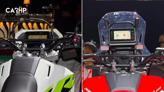 Honda XR300L and XR300 Rally Instrument Cluster Side-by-side Views