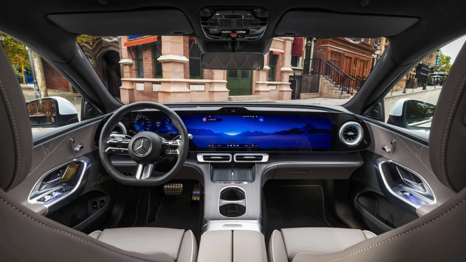 Mercedes-Benz C-Class Electric Interior View
