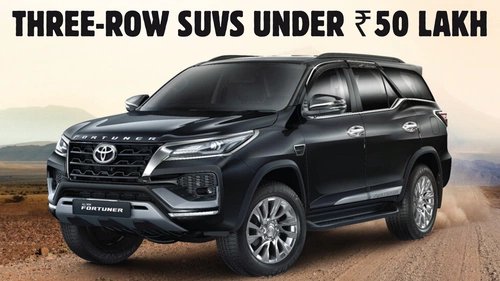 Every Three-Row SUV You Can Buy Under Rs 50 Lakh Image