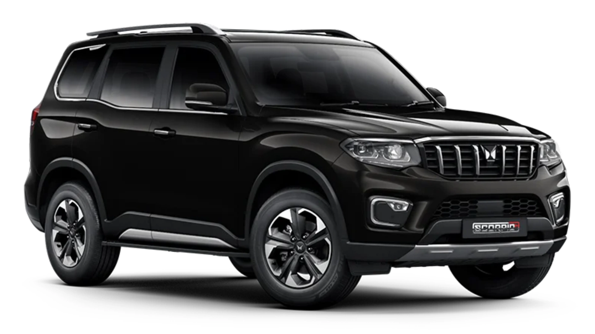 2026 Mahindra Scorpio N in Stealth Black colour scheme