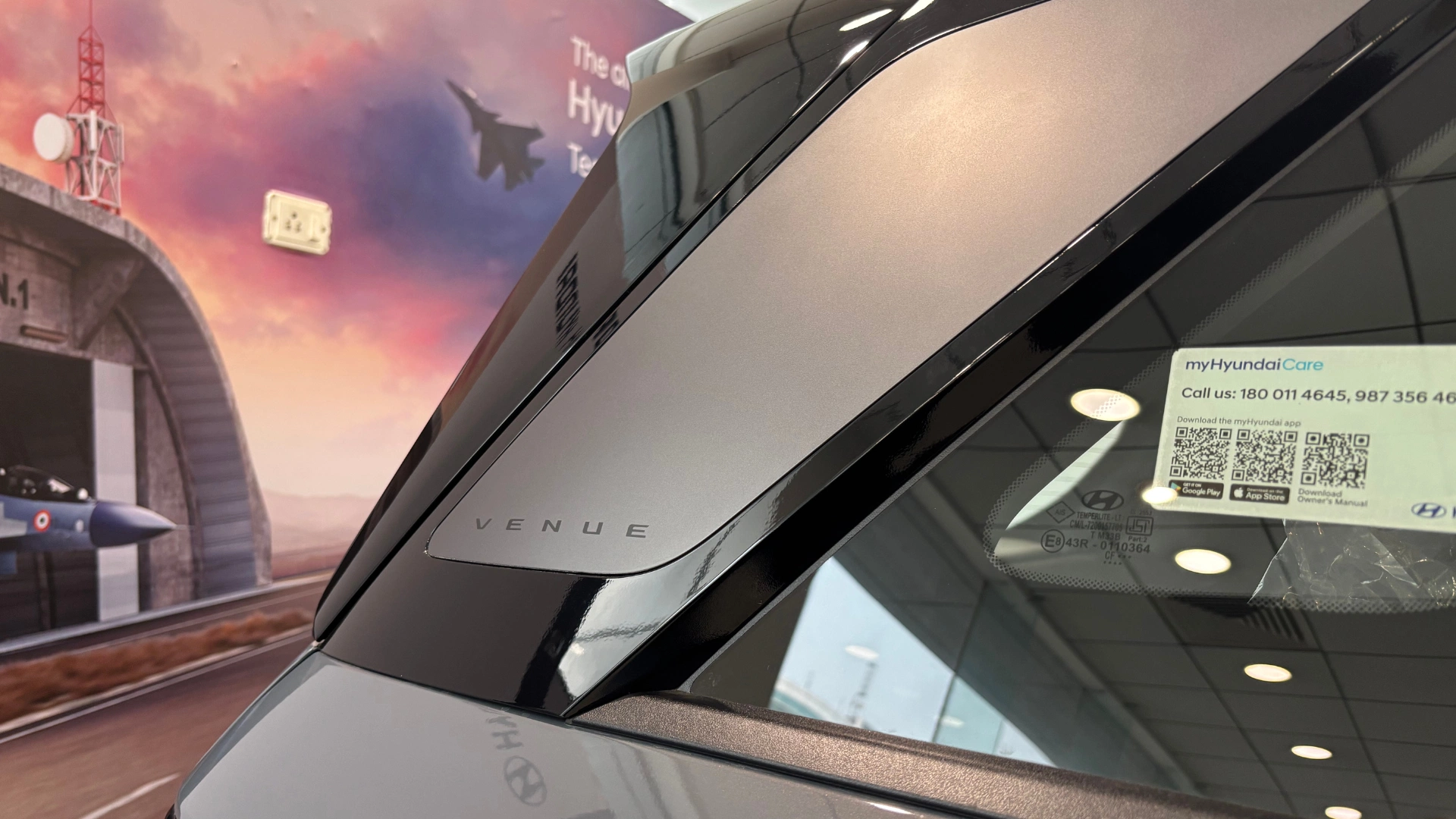 Hyundai Venue N Line window sticker