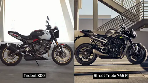 Triumph Trident 800 vs Street Triple 765 R in India: Price, Specifications and Key Differences Image