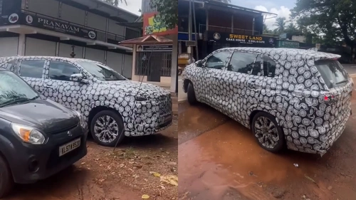 Toyota Innova Hycross Facelift Spotted Testing For The First Time Image