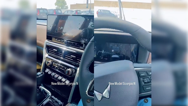 Mahindra Scorpio-N Facelift Interior Leaked Ahead Of Expected August Launch