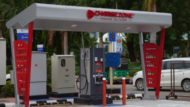 ChargeZone EV charging station 
