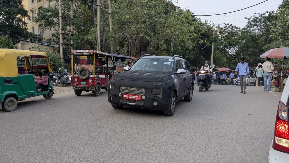 The Upcoming Hyundai Venue Spotted Testing in Gurugram