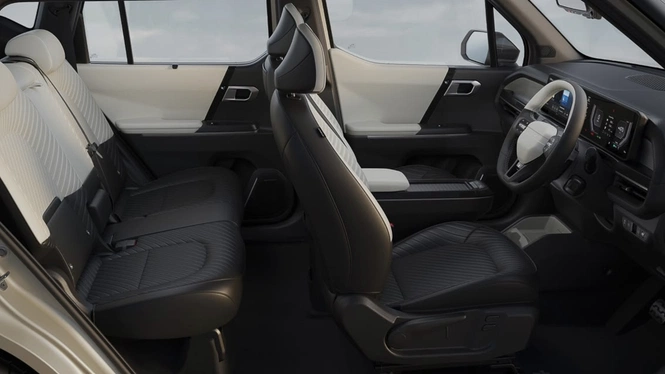 Kia Syros EV Interior Cabin Front & Rear Seating View