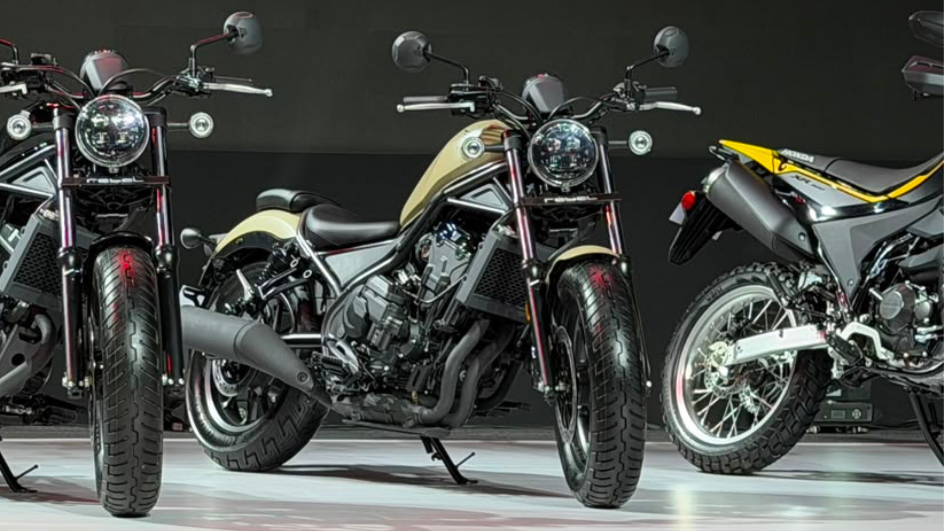 Honda Rebel 500 in pastel olive