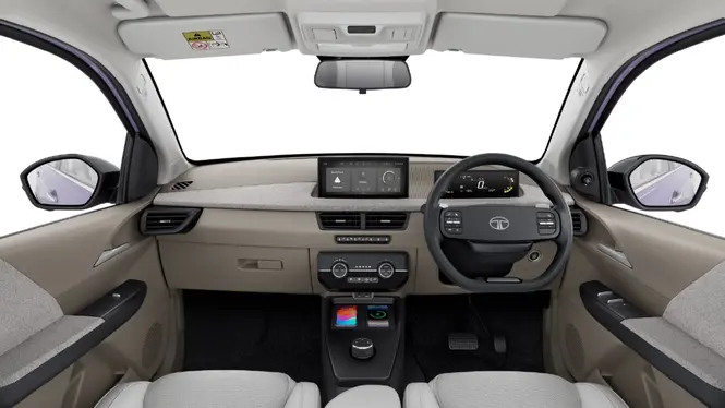 Tata Aeris Interior Front Cabin View
