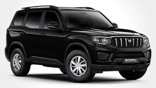Mahindra Scorpio N Z4 in Stealth Black