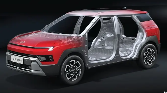 Hyundai Bayon Structural Frame View