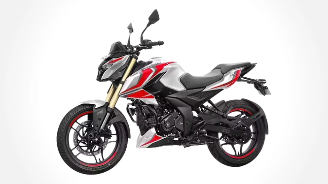 Bajaj Pulsar N160 S in Pearl Metallic White colour scheme