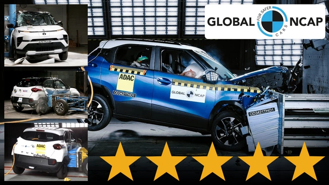 Tata punch 5 star crash test